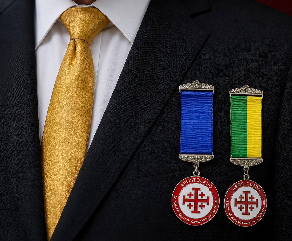 Medalhas dos dois graus — investidura ritualística